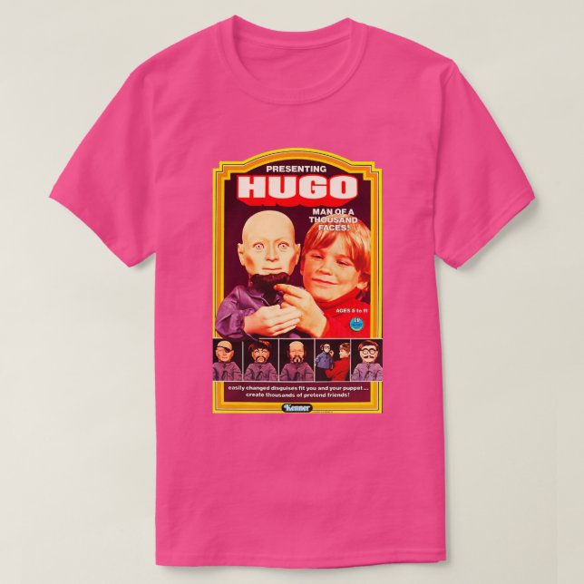 HUGO Mann von tausend Gesichtern T-Shirt (Design vorne)
