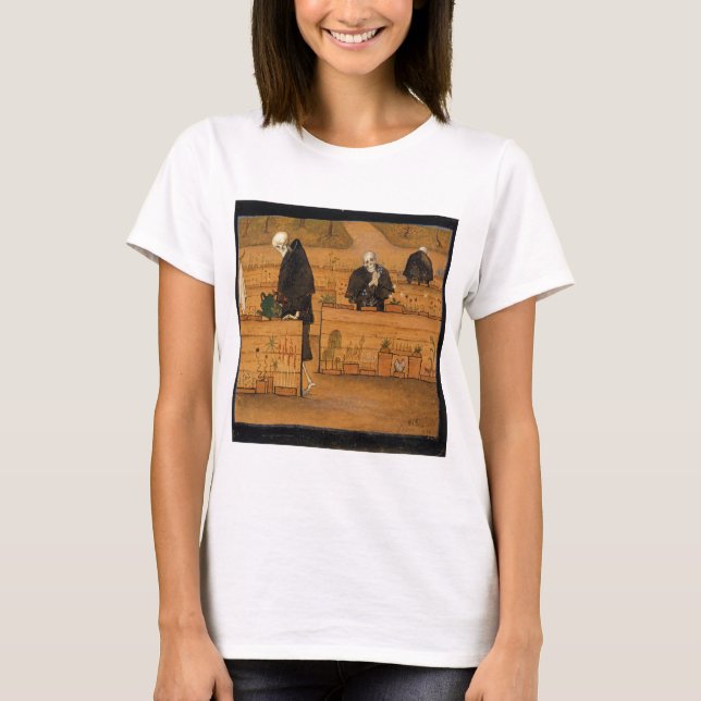 Hugo Simberg The Garden of Death T-Shirt (Vorderseite)