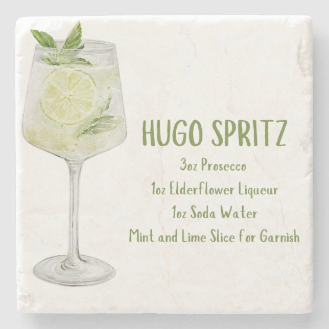 Hugo Spritz Untersetzer (Vorderseite)