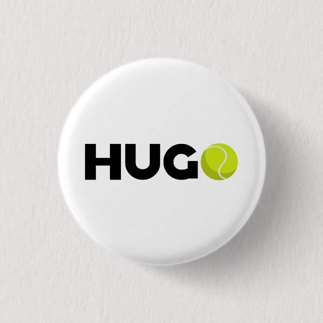 Hugo Tennis Button (Vorderseite)