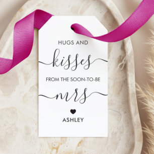 Hugs and Kisses from the Balon To Be Mrs. Tag, Kra Geschenkanhänger