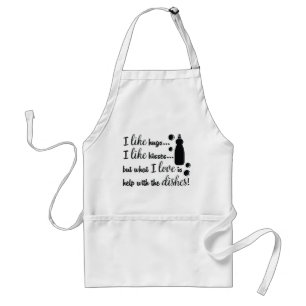 Hugs and Kisses Kitchen Quote Schürze