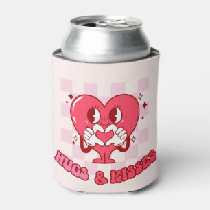 "Hugs and Kisses" Niedliches und liebenswertes r Dosenkühler