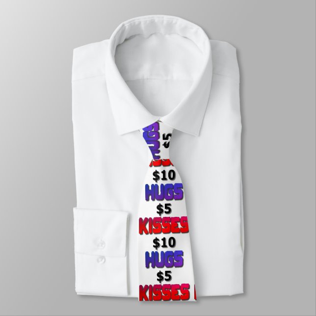 Hugs Five Dollars Kisses Zehn Dollar Krawatte (Gebunden)