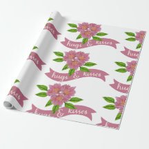 Hugs & Kisses Geschenkpapier