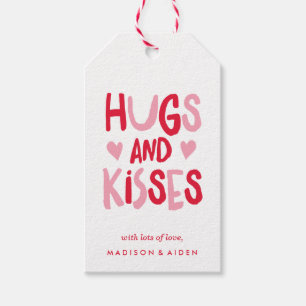 Hugs & Kisses   Gift Tags Geschenkanhänger