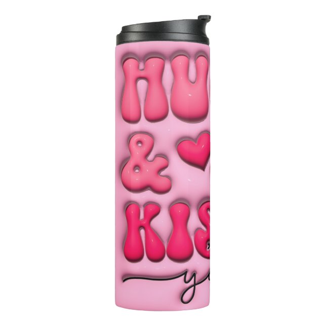 Hugs & Kisses Thermosbecher (Nach links gedreht)