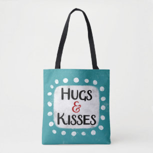Hugs & Kisses Tote Bag Tasche