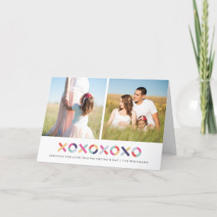 Hugs + Kisses Valentine's Day Card - Pulver Feiertagskarte