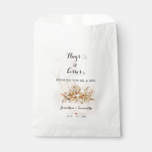 Hugs & Kisses von neuer Frau Herbst Eukalyptus Geschenktütchen