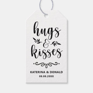 Hugs & Kisses Wedding BRAUTPARTY Geschenkanhänger