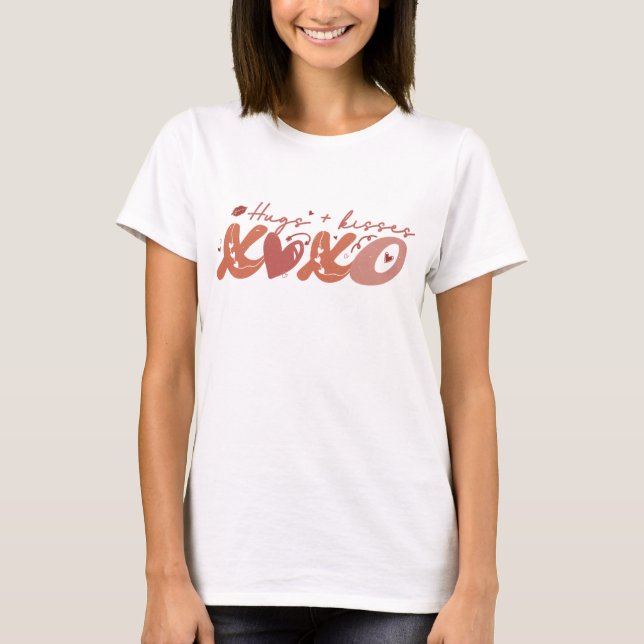 Hugs Kisses XOXO T-Shirt (Vorderseite)