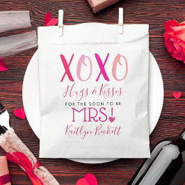 Hugs & Kisses (XOXO) Valentinstag Brautparty Geschenktütchen