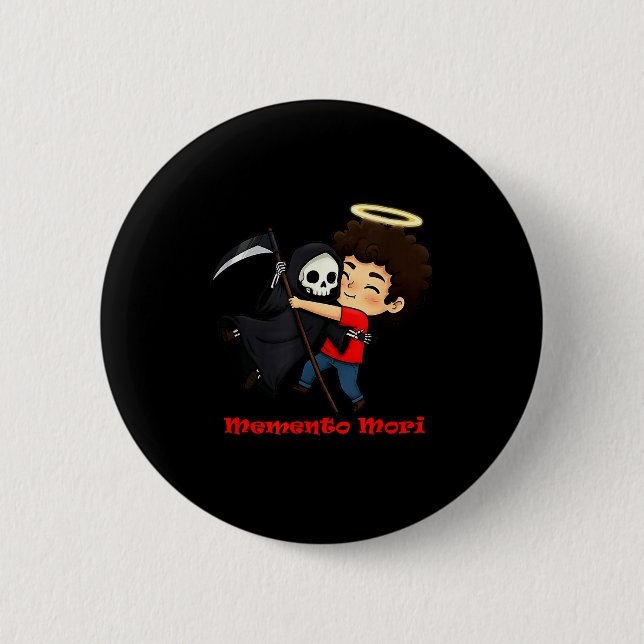 Hugs - Memento Mori  Button (Vorderseite)