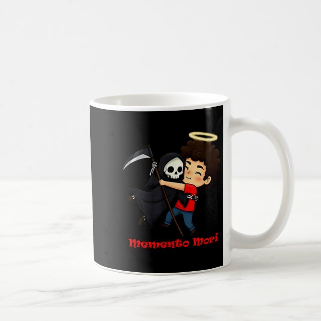Hugs - Memento Mori  Kaffeetasse (Rechts)