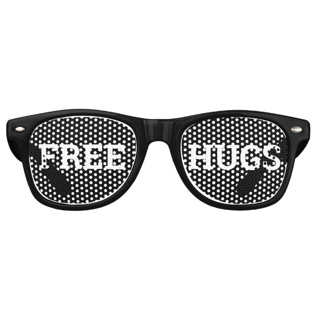 HUGS retro gratuit Shades / Lunettes de soleil de  (Devant)