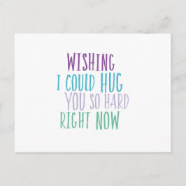 Hugs so harte Postkarte