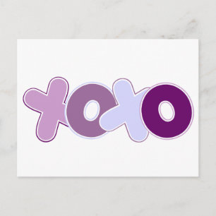 Hugs und Kisses Postkarte