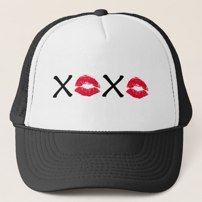Hugs und Kisses Truckerkappe (Vorderseite)