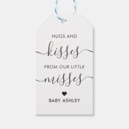 Hugs und Kisses von Our Little Misses, New Baby Geschenkanhänger