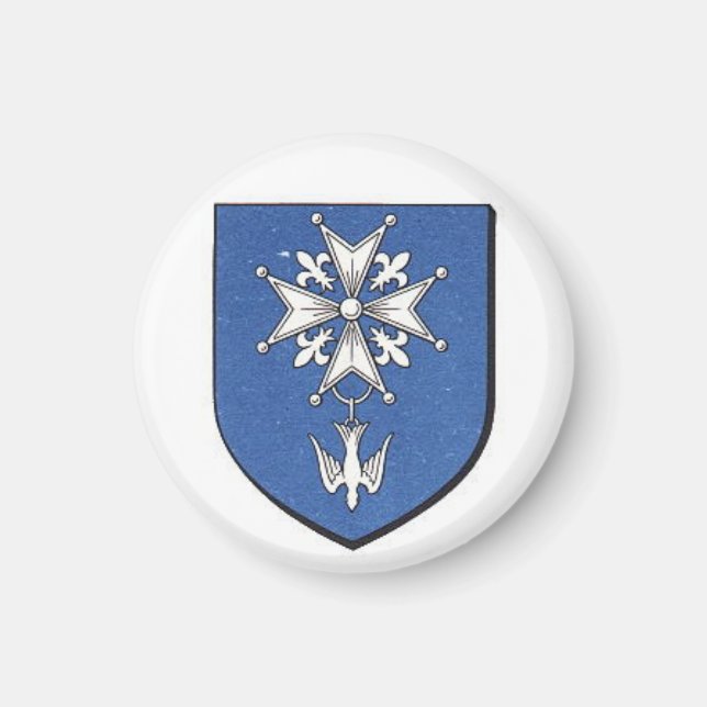 Huguenot Cross Magnet (Vorne)