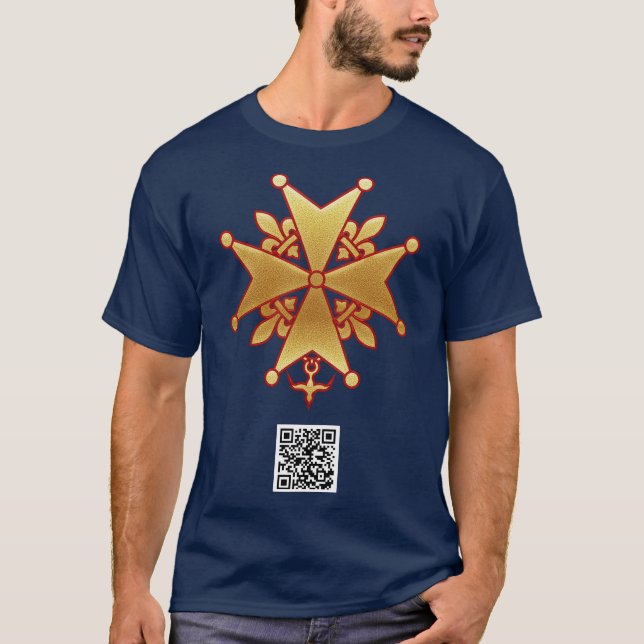 HUGUENOT CROSS T-Shirt (Vorderseite)