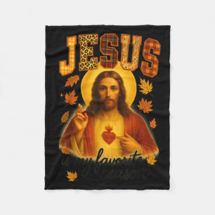 Hugvyn Erntedankfest Jesus ist meine Lieblingsjahr Fleecedecke