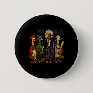 Hugvyn Halloween Gänse Horror Spooky Ghost Gänse Button