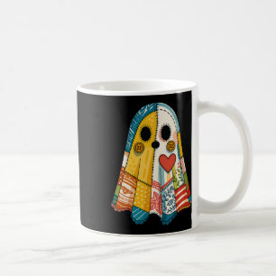 Hugvyn Halloween Patchwork Ghost Spooky Quilt Ghos Kaffeetasse