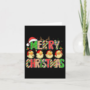Hugvyn Weihnachten_ Vintage Santa Claus Gesicht Fr Karte