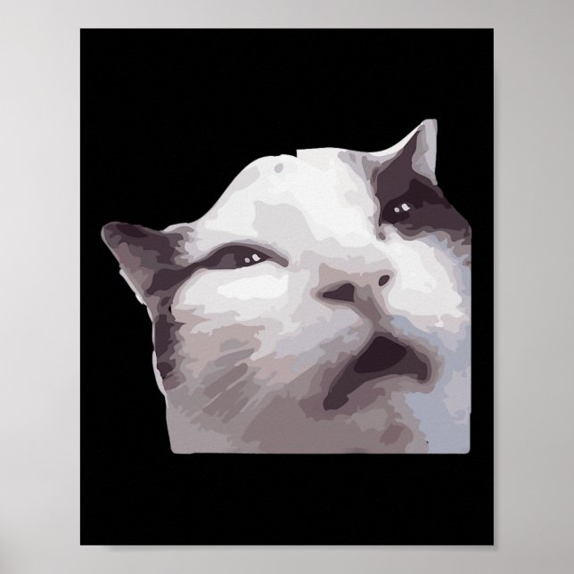 Huh! Cat Meme Poster (Vorne)