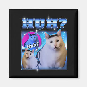 Huh Katze Lustige Katze Meme Seltsame Katze Bootle Magnet
