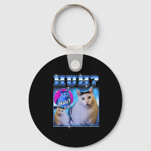 Huh Katze Lustige Katze Meme Seltsame Katze Bootle Schlüsselanhänger