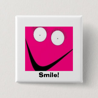 HUH, Lächeln! Button