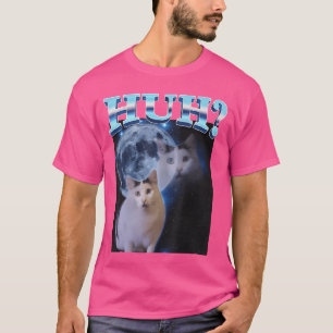 Huh Lustig Dank Katze Meme Hässliche Geschenke Alb T-Shirt