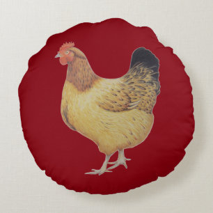 Huhn 2012 rundes kissen