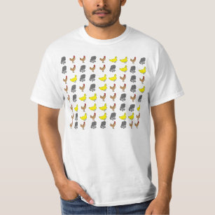 Huhn-Affe-Enten-Texte T-Shirt