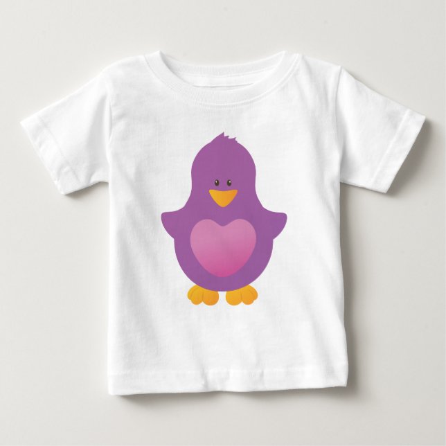 Huhn Baby T-shirt (Vorderseite)