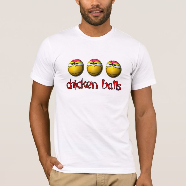 Huhn-Ball-T - Shirt (Vorderseite)
