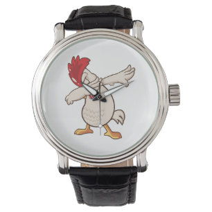 Huhn Dabbing Landwirt Dab Tanz Armbanduhr
