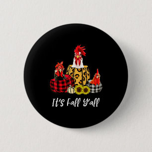 Huhn, es ist Herbst, Leute, Leopard, Kürbis, Herbs Button
