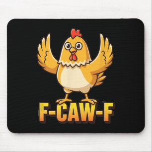 Huhn, F-caw-f Henne Sy Rnyard Haltung Mousepad