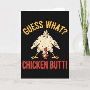 Huhn, Freches Farm-Lachen, Rate, Was Huhn Aber Karte