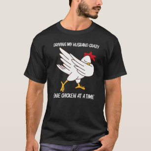 Huhn für Frauen Mutter Geflügel Hahn Ei T-Shirt