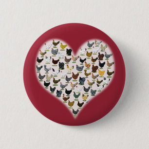 Huhn-Herz Button