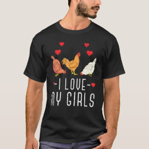 Huhn Huhn Geflügel Vogel Bauernhof Tier Huhn T-Shirt