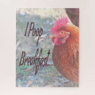 Huhn I kack Breakfast Funny Spaß