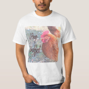 Huhn I kack Breakfast Funny Spaß T-Shirt