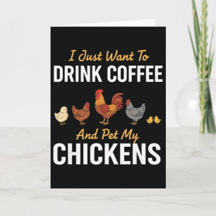 Huhn, ich will einfach nur Kaffee trinken und mein Karte