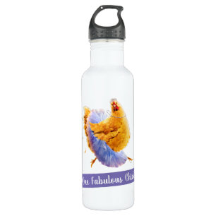 Huhn in Tutu Edelstahlflasche